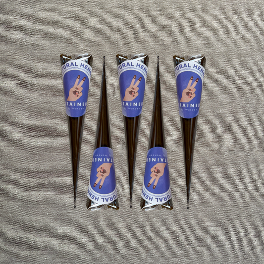 Natural Henna Cones (Pregnant/ Breastfeeding/ Child-Friendly)
