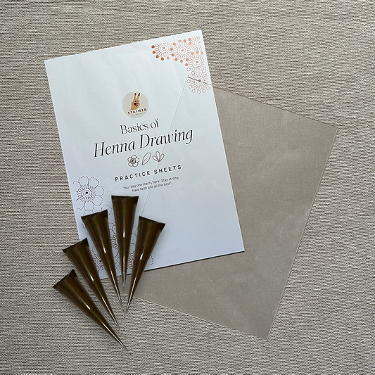 Basics of Henna Drawing Set
