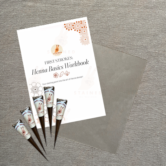 First Strokes: Henna Basics Workbook Set