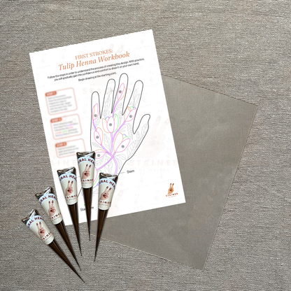 First Strokes: Tulip Henna Workbook Set