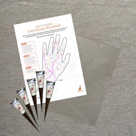First Strokes: Tulip Henna Workbook Set