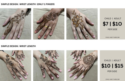 Casual Henna: Simple Package