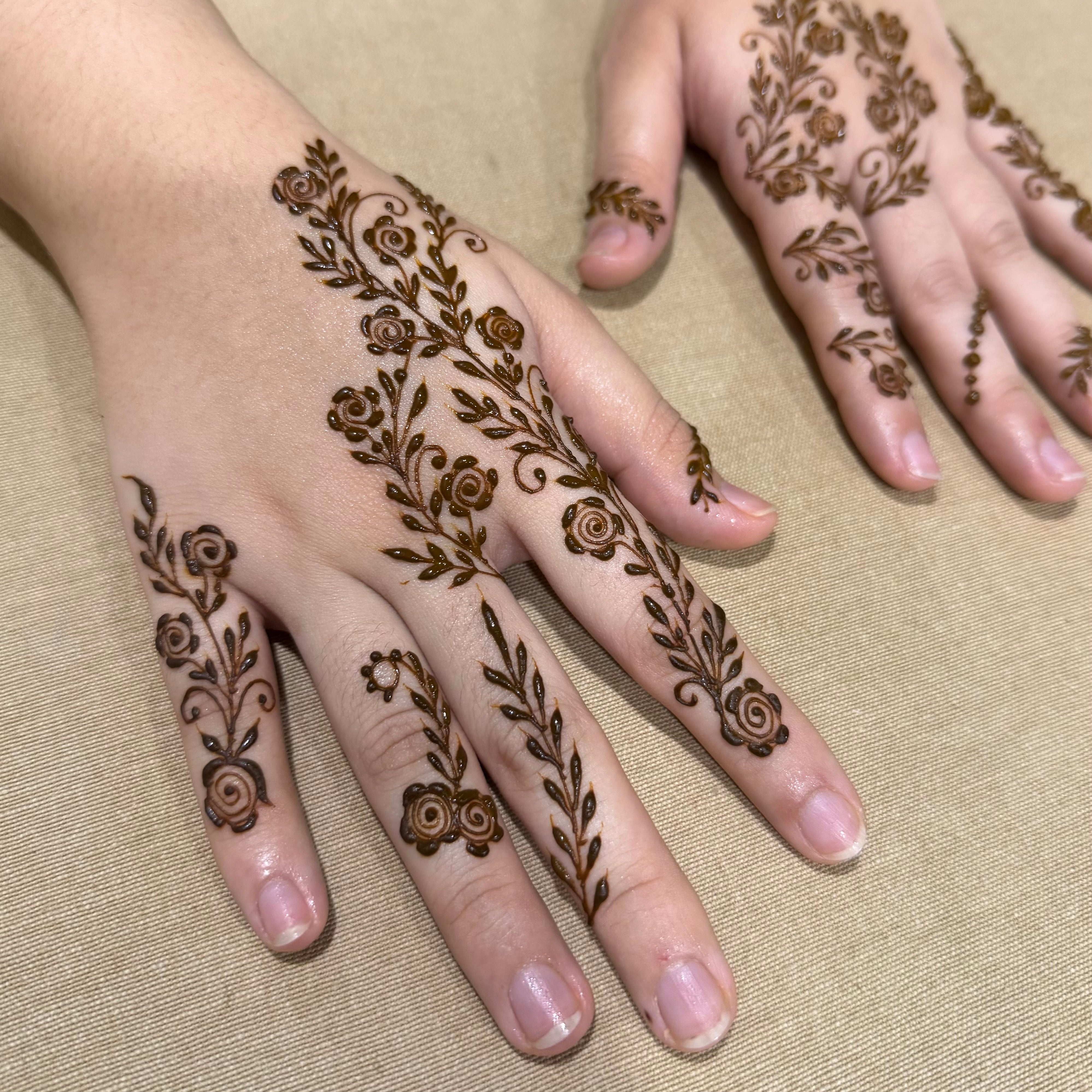 Back Hands Only Bridal Henna Packages – STAINED By Wardah