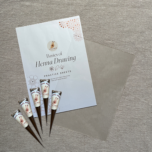 First Strokes: Henna Basics Workbook Set