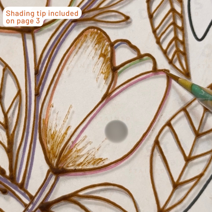 (Digital) First Strokes: Tulip Henna Workbook