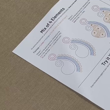 (Digital) First Strokes: Henna Basics Workbook